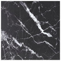 vidaXL Tempered Glass Table Top – 31.5"x31.5", 0.2" Thick, Marble Design, Black – Ideal for Dining Tables, Coffee Tables, and Garden Tables – Easy to Clean