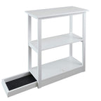 Casual Home Adams Bookcase With Concealed Sliding Track, Concealment Furniture