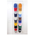Perfect Curve Hat Organizer Cap Rack FAV | Hat Racks | Hold up to 40 caps | Over Door Organizer for Baseball Hat | Fitted & Adju