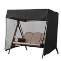 boyspringg Outdoor Swing Cover 3 Seater Waterproof, Patio Swing Cover 87x49x67 Inch, Porch Swing Cover for Outdoor Furniture, Du