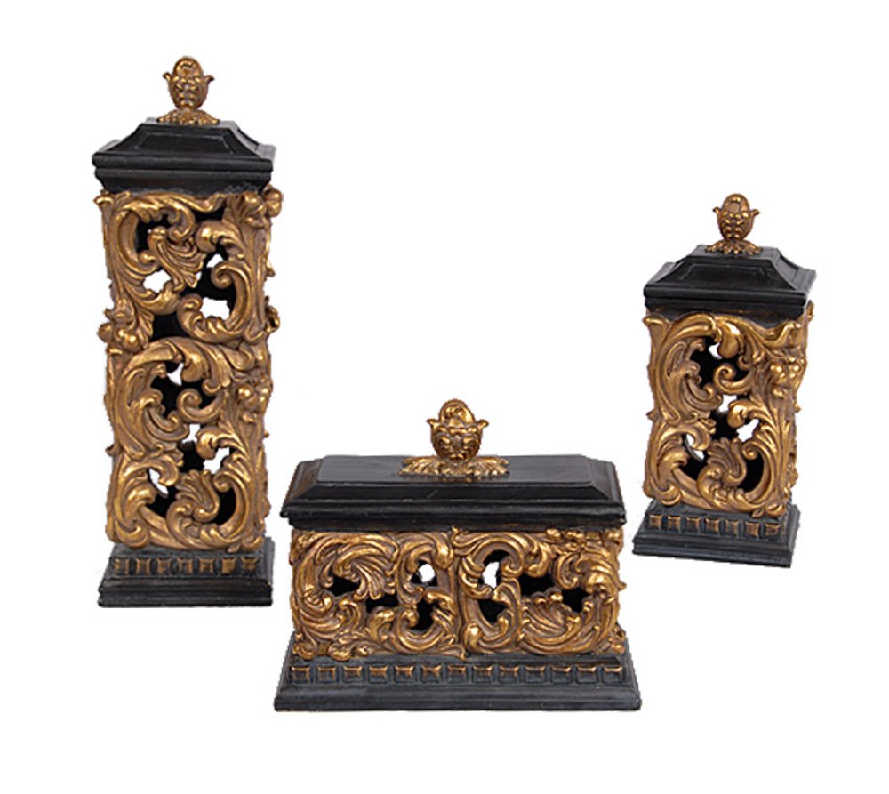 Timeless Reflections By Afd Home 10838288 Acanthus Leaf Box Set