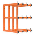 4 PACK Lumber Rack Wall-Mounted Lumber Storage Rack, Heavy Duty Wood Storage Racks With 6-Level System, 1320 LB Sturdy Garage Wo