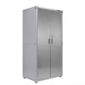 Seville Classics UltraHD Solid Steel Lockable Metal Storage Cabinet Locker Organizer, w/Adjustable Shelves for Garage, Warehouse