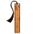 Socrates Greek Philospher Portrait With The Only Good Is Knowledge Quote Engraved Wooden Bookmark With Tassel - Also Available P