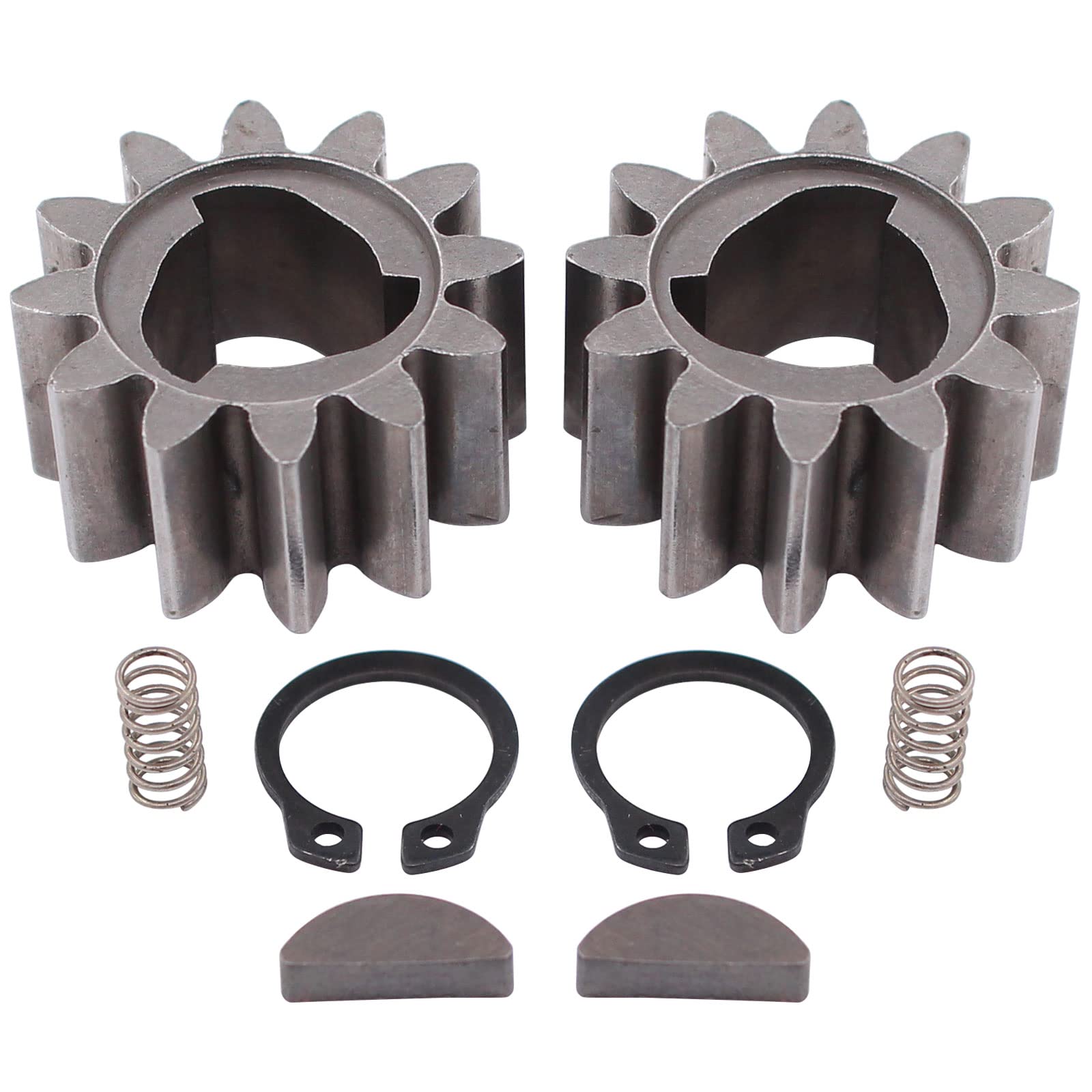 Applianpar 12 Teeth Drive Gear Kit For Honda Hrr216 Hrs216 Lawn Mower 12T Pinion Gear 42661-Ve2-800 42672-Ve2-800 Keys Springs C