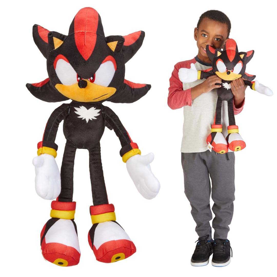 Franco Sonic Shadow The Hedgehog Anime Kids Bedding Super Soft Plush Cuddle Pillow Buddy, One Size, (Officially Licensed Product