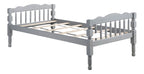 Acme Homestead Twin Twin Wooden Bunk Bed in Gray Finish
