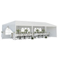 Lemy 10X30 Party Tent Outdoor Wedding Camping Canopy Heavy Duty Gazebo With Removable Sidewalls, Waterproof Shade Shelter For Ba