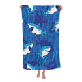Shark Beach Towel for Boys, Personalized Beach Towels for Kids Microfiber Beach Towels Bulk,Cute Beach Towel Oversized Clearance