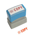 Wafjamf Copy Stamp-Pre-Inked Office Stamp Copy Self Inking Rubber Stamp Red Ink-Medium