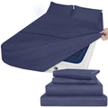 Cal King Sheet Set - 4 Piece California King Sheet Sets - Extra Deep Pocket Hotel Luxury California King Sheets Fade Resistant F