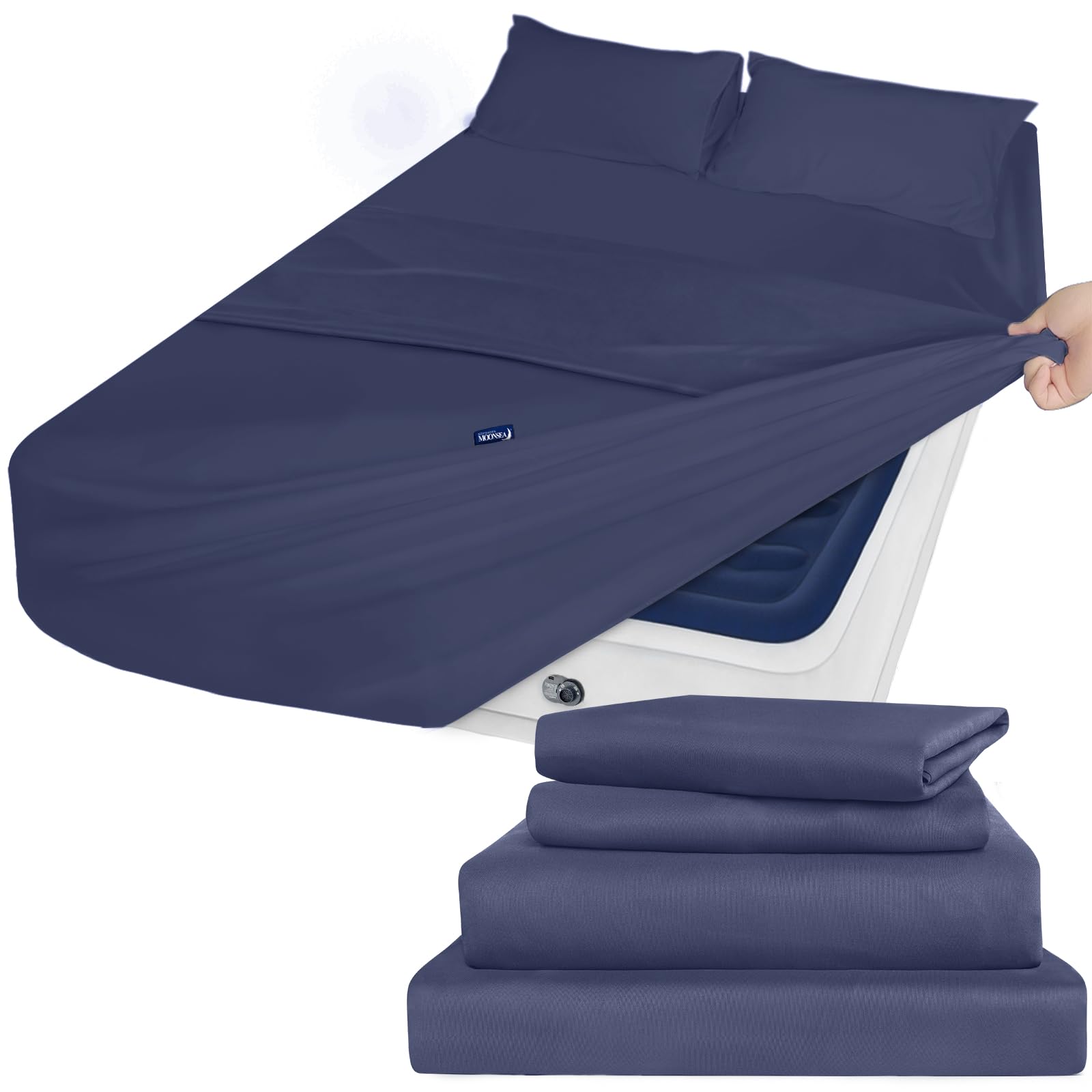 Cal King Sheet Set - 4 Piece California King Sheet Sets - Extra Deep Pocket Hotel Luxury California King Sheets Fade Resistant F