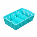 Trendivibe Rectangular Organizer Tray Multipurpose Desktop Sundry Box Removable Dividers Divider Basket For Drawer, Kitchen, Was