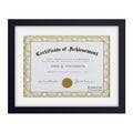 RPJC Document Frame Certificate Frames Made of Solid Wood High Definition Glass and Display Diplomas 8.5x11 with Mat or 11x14 In