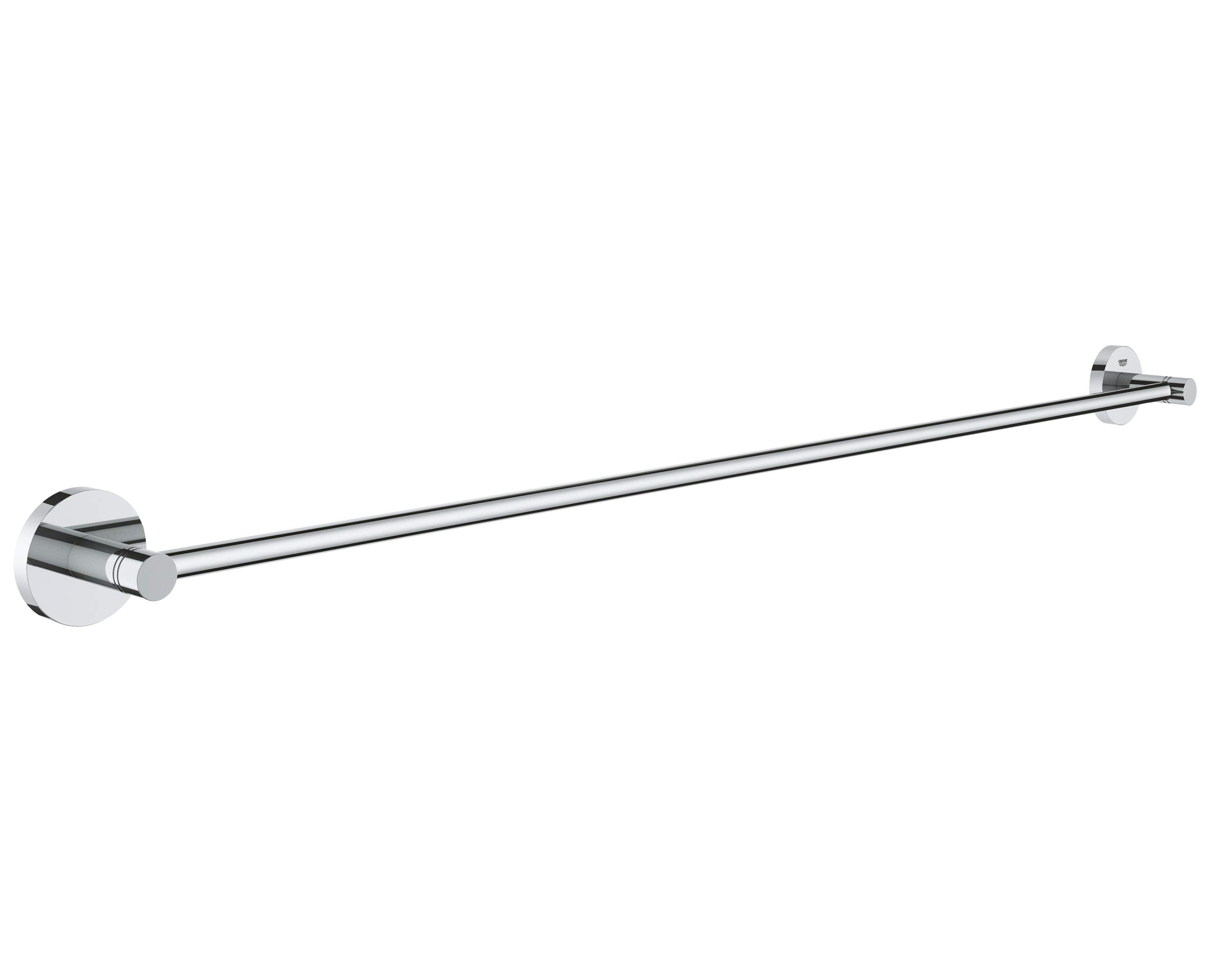 Grohe 40386001 Essentials Metal 38.19-in. Towel-Rail, 31, Starlight Chrome, 32