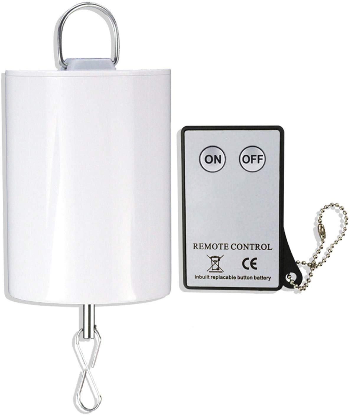 Fonmy Hanging Display Motor 10 Rpm Low Speed With Remote For Wind Spinner Ornament Hanging Decor Baby Crib Mobile Battery Operat