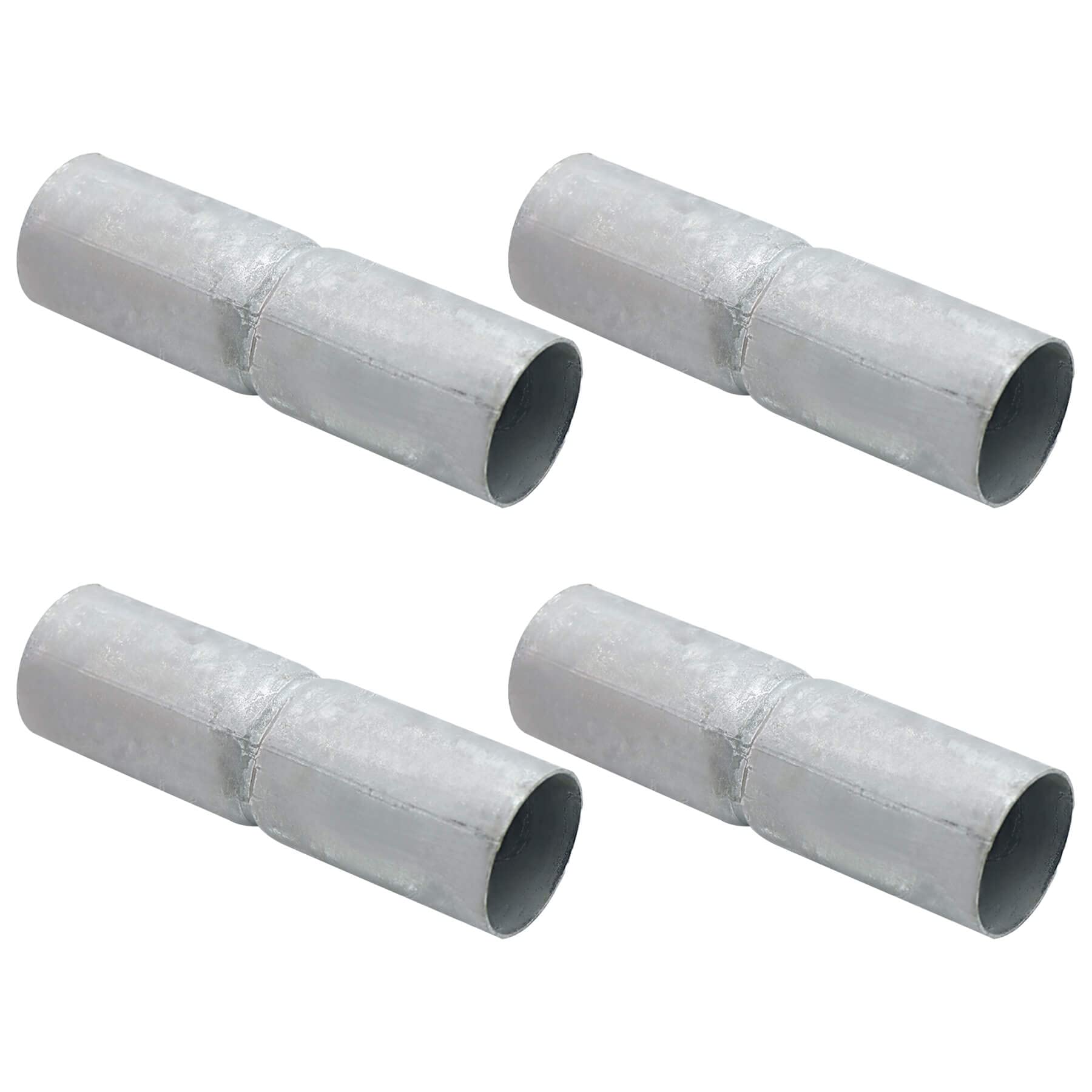 4 Pieces 1-5/8' X 6' Chain Link Fence Top Rail Sleeve, Heavy Duty Chain Link Fence Hardware Pipe Connector, Chain Link Fence T