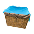 Removable Brown Fabric Liner to Fit 13 x 13 x 10 Square Basket by Trademark Innovations (LINER ONLY)