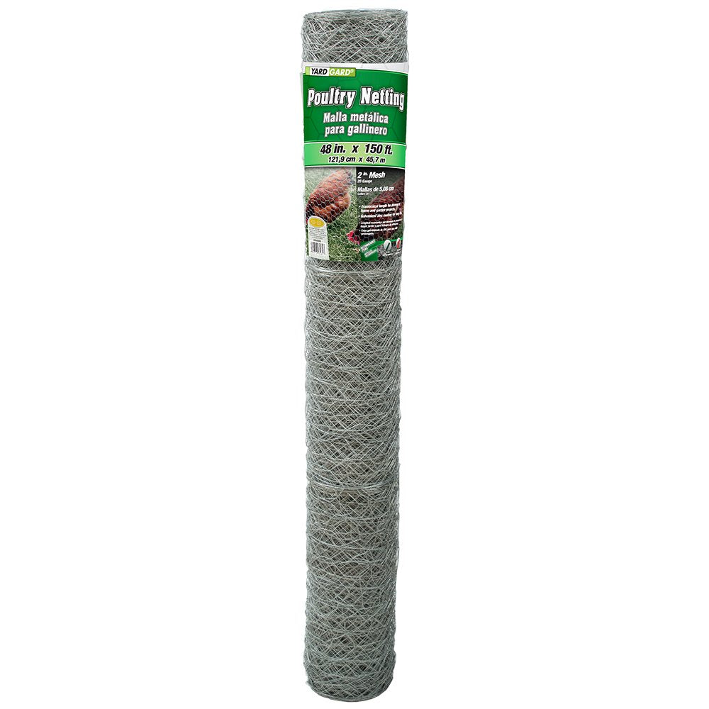 Yardgard 308496B Fence, 150 Feet, Silver