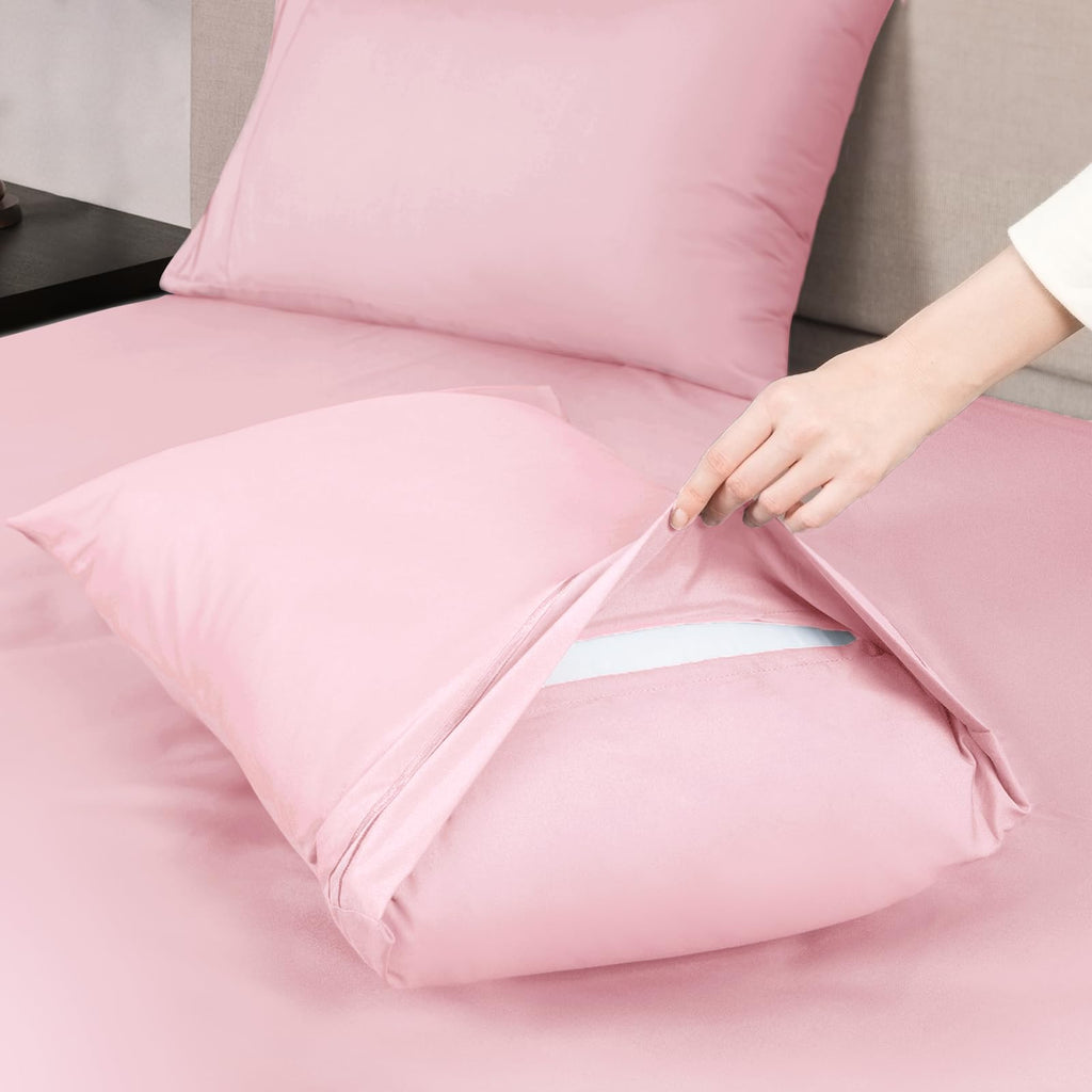 Mejoroom Full Size Sheet Set - Soft Microfiber Bed Sheets - Deep Pocket Fitted Sheet, Breathable, Wrinkle & Fade Resistant - 4 P