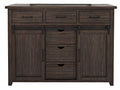 Jofran Inc. Madison County Reclaimed Pine Farmhouse Door Dresser