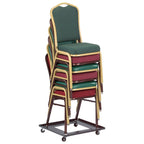 National Public Seating Stack Chair Dolly - Black, 22 3/4In.W X 23 1/2In.D X 3 1/2In.H, Model Number Dy81