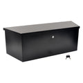 Fgjqefg 35 Inch Black Steel Utility Trailer Tongue Tool Box Wide Utility Trailer Tongue Tool Box Rv Storage Organizertrailer Sto
