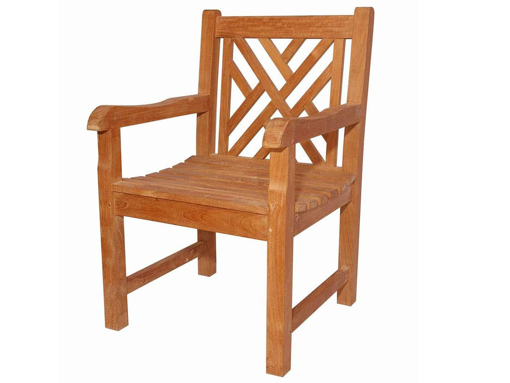 Anderson Teak Patio Lawn Garden Furniture Vilano Dining Armchair