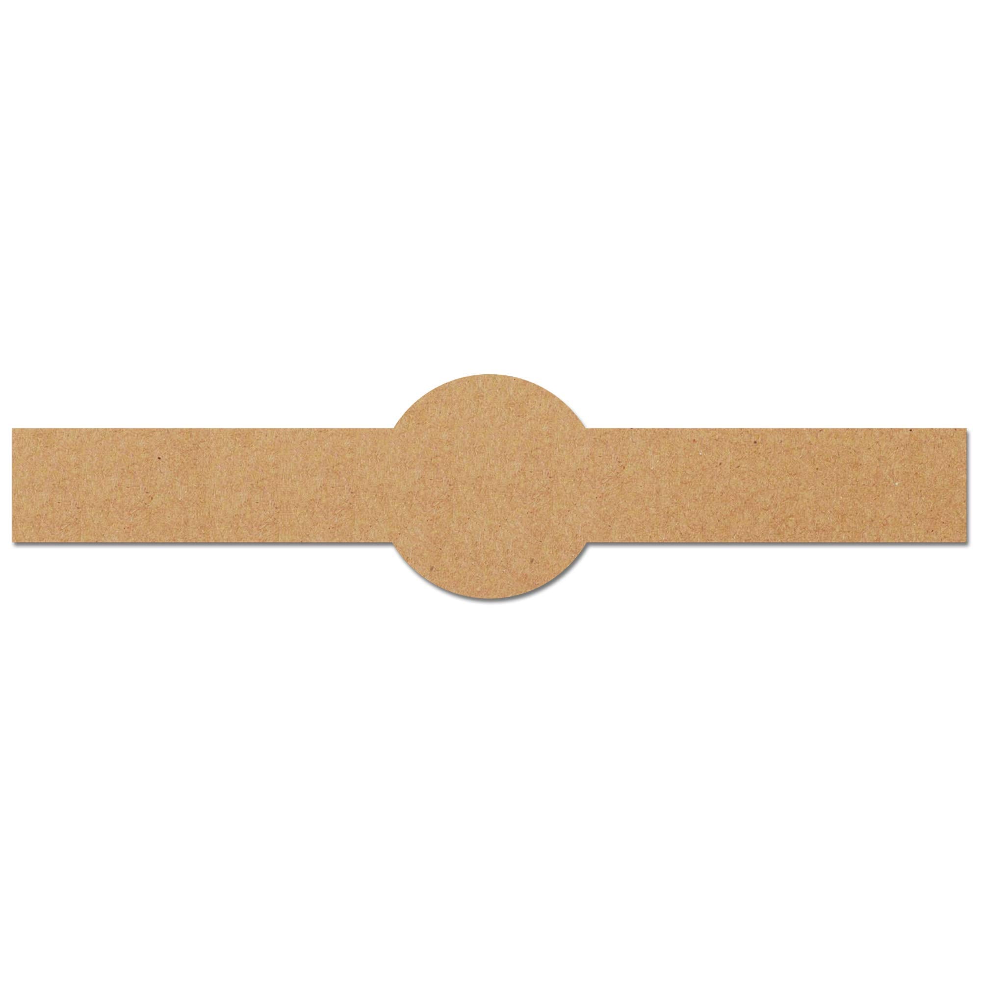 150 Pack, Brown Kraft Soap Labels Stickers, Laser/Inkjet Printing - Letter Size Sheet, 1' X 8.5'