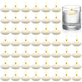 50 Pieces 1.5 Inch Unscented Valentines Day Floating Candles for Centerpieces Floating Candles for Wedding Party Pool Spa Valen