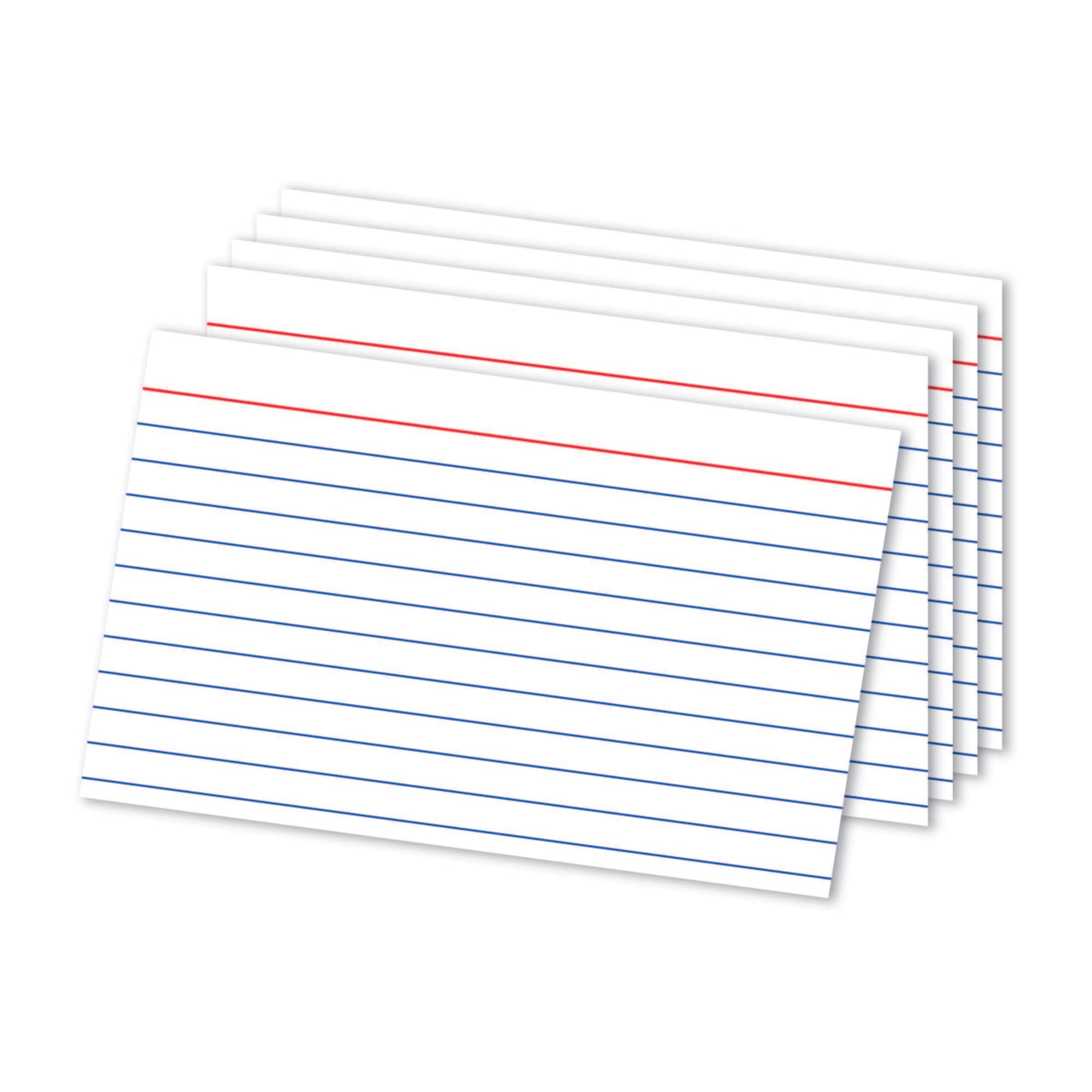 Office Depot Brand Ruled Index Cards, 4 X 6, White, Pack Of 300