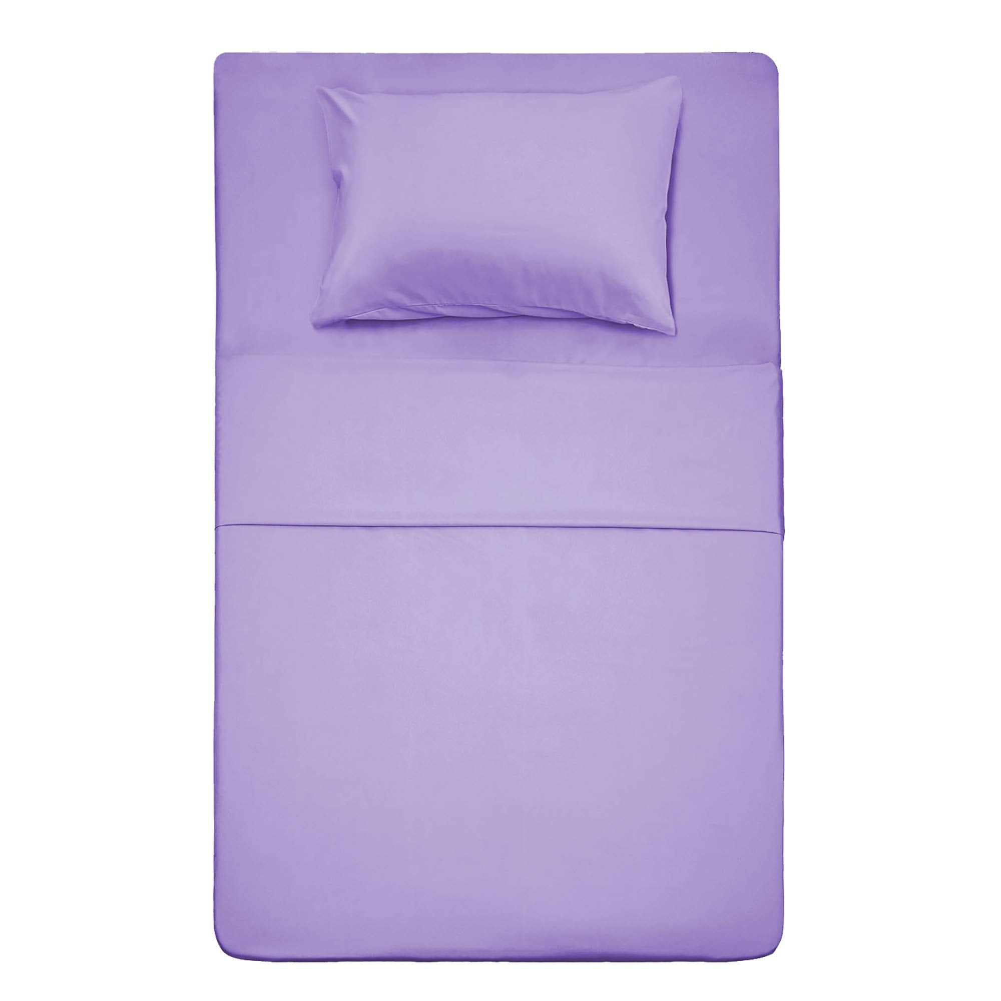 Best Season Twin Size Bed Sheet Set - 3 Piece (Lavender) 1 Flat Sheet,1 Fitted Sheet And 1 Pillow Cases,100% Brushed Microfiber