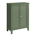 Vasagle Bathroom Floor Storage Cabinet, Bathroom Storage Unit With 2 Adjustable Shelves, Bathroom Cabinet Freestanding, 11.8 X 23.6 X 31.5 Inches, Forest Green Ubcb060C01