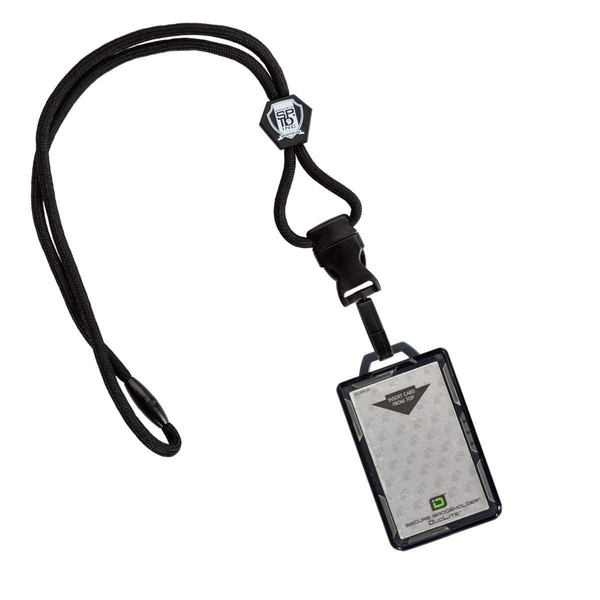 Specialist Id Detachable Lanyard And Identity Stronghold 2-Card Rfid Blocking Badge Holder - 2 Sided/Blocks 13.56Mhz Signal - Do