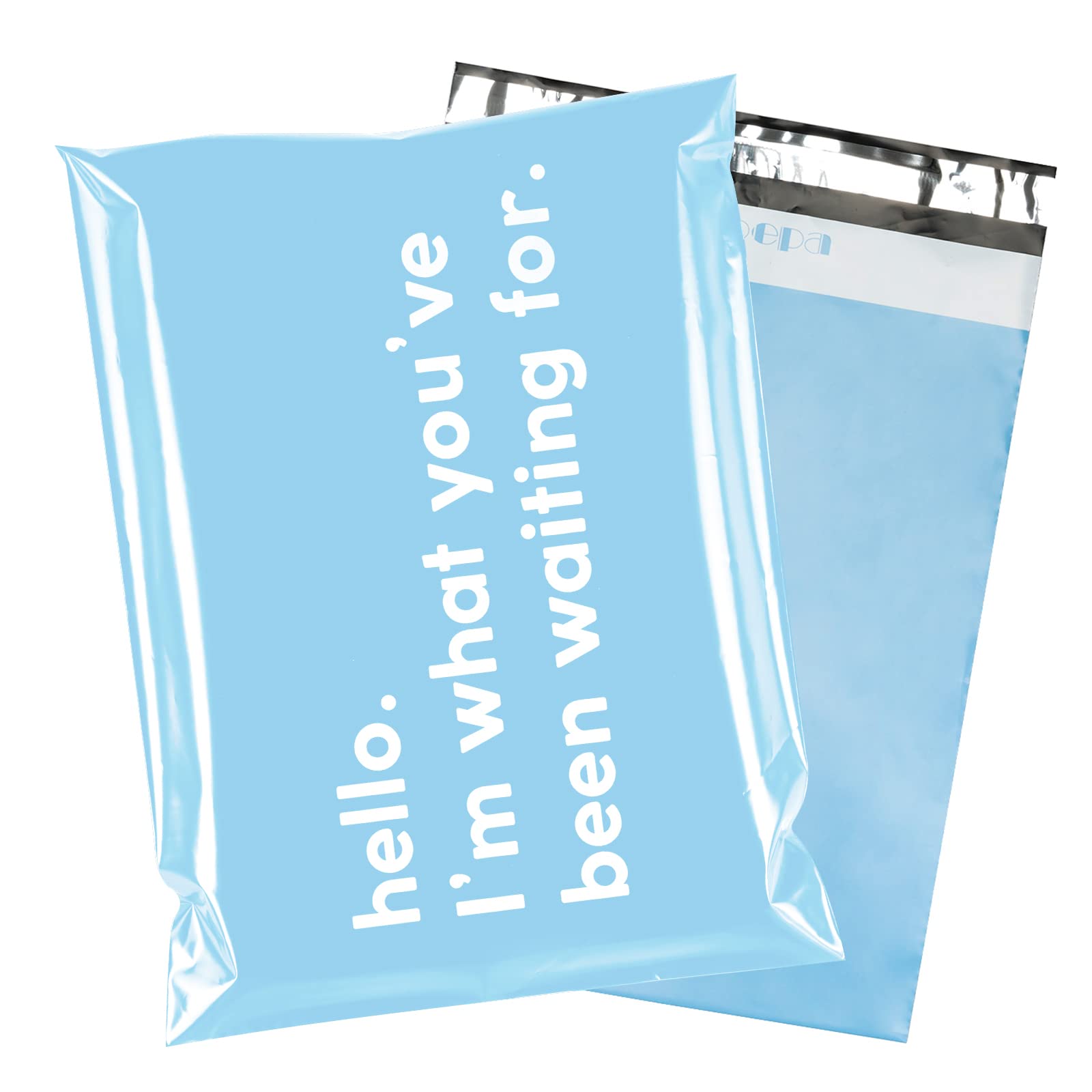 Ruspepa Poly Mailer Shipping Bag With Self Sealing, Business Text Printed Design 2.3 Mil Heavy Duty Self Seal Mailing Envelopes,