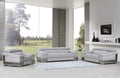 HomeRoots Decor 117-inch Lovely Light Grey Sofa Set