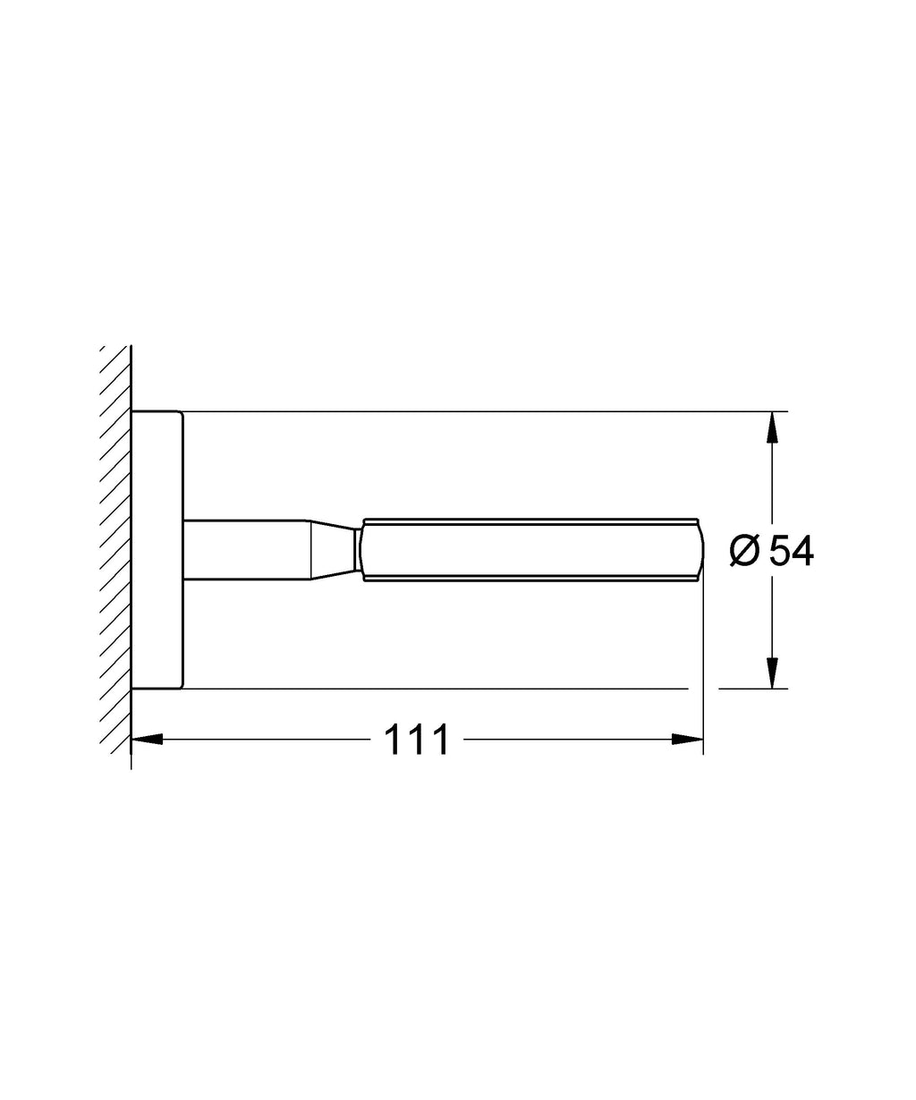 Grohe 40585001 Baucosmopolitan Holder F.Glass/Soap, Starlight Chrome