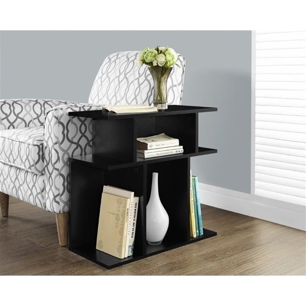 Monarch Specialties , Accent Side Table, Black, 24H&quot;