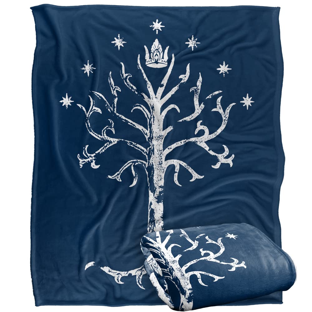 The Lord Of The Rings Blanket, 50'X60' Tree Of Gondor Silky Touch Super Soft Throw Blanket