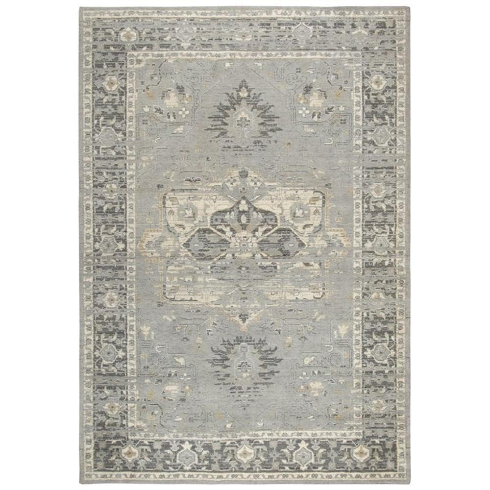 Rizzy Home Alora Decor Euphoria 10' X 13' Distress Gray/Gray/Rust/Blue Hybrid Area Rug