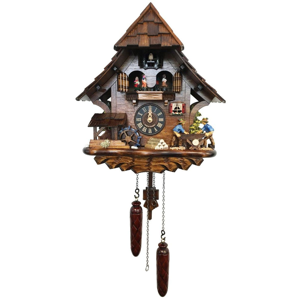 Alexander Taron 4927Qmt Engstler Battery-Operated Cuckoo Clock-Full Size, Multi