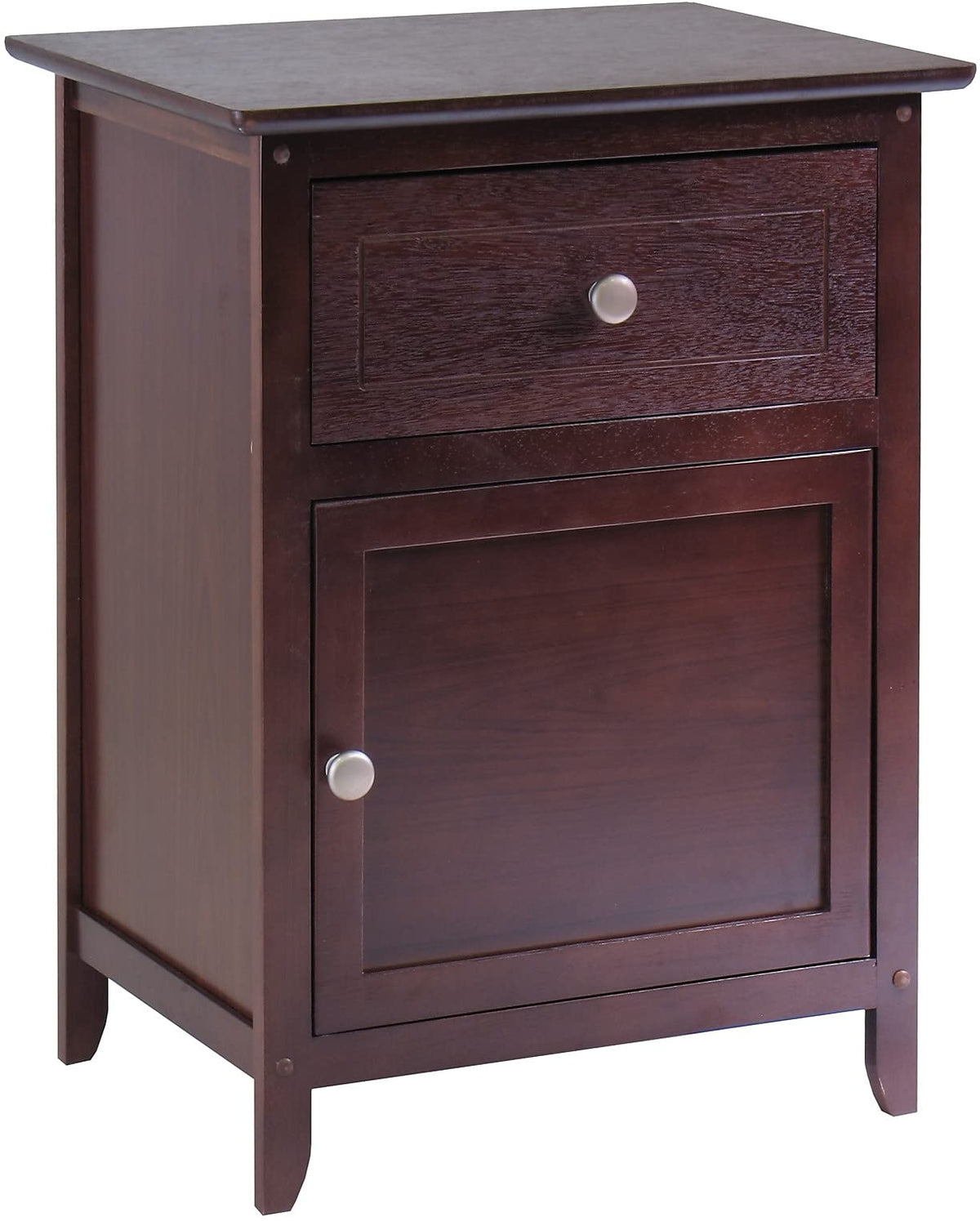 Winsome Wood Eugene Accent Table, Walnut, FURNITURE