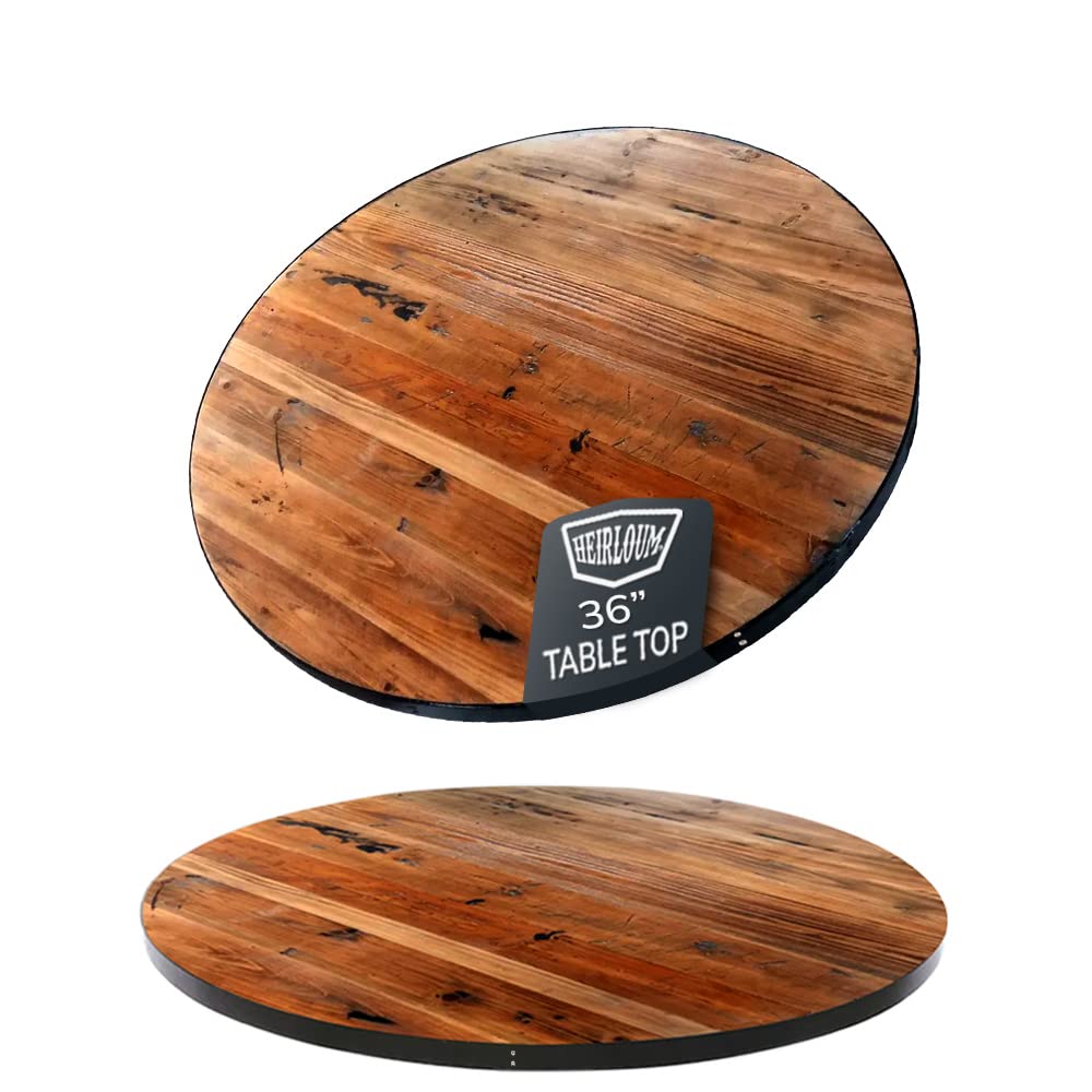 Heirloum Reclaimed Wood Table Top - Rustic Recycled Wooden Piece Perfect For Signs, Kitchens, Dining And Coffee Table Tops (Recl