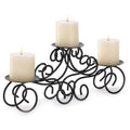 Gifts & Decor Wedding Centerpiece Iron Candle Holder, No Size, Black