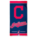 WinCraft MLB Cleveland Indians Fiber Beach Towel, 9lb/30 x 60