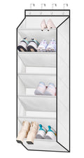 SLEEPING LAMB Shoe Rack for Door, Kids Door Shoe Organizer for Closet hanger, Narrow Hanging Sneaker Storage with Large Deep Poc