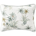 Tommy Bahama - King Sham, Cotton Bedding with Envelope Closure, Pre-Washed for Extra Softness (Serenity Palm Blue, 21 x 37)