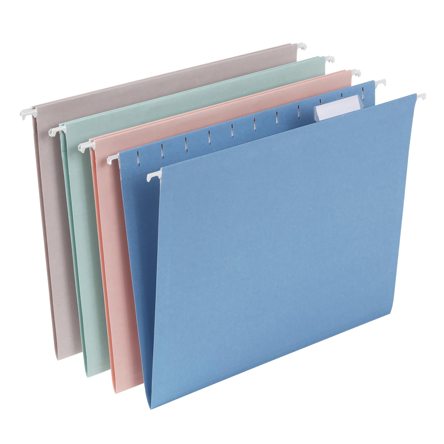 Pendaflex Hanging File Folders, Letter Size, Assorted Colors For Home, Office Filing Cabinet, 1/5-Cut Adjustable Tabs, 25 Per Bo