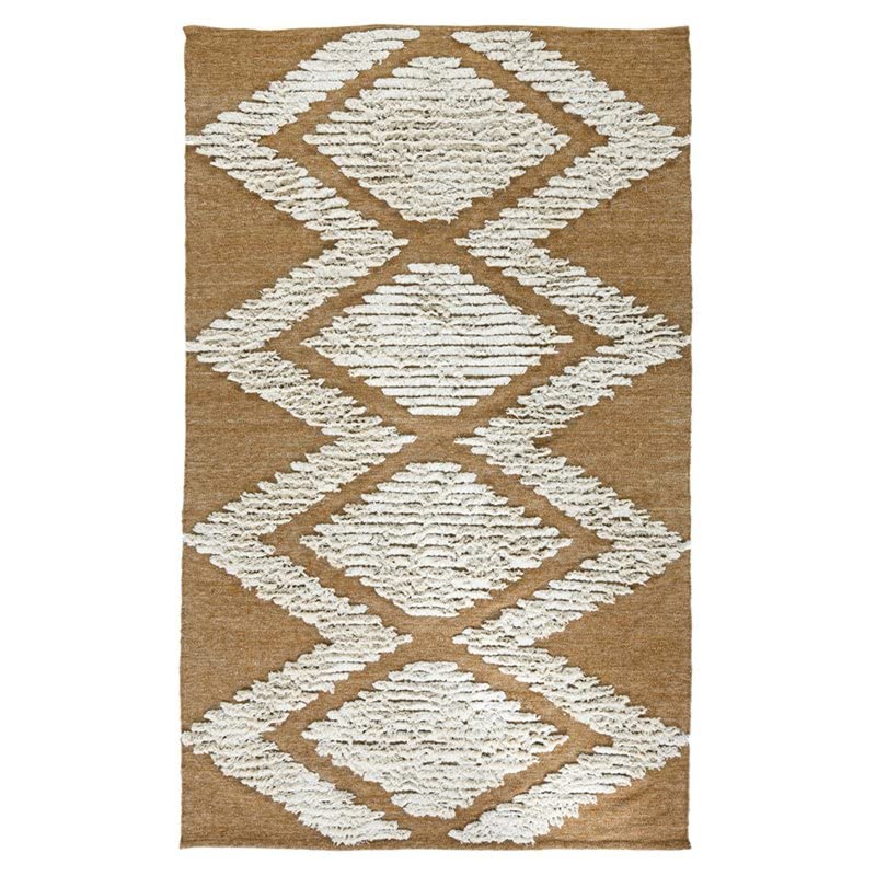 Kosas Home Warren 24X36 Indoor/Outdoor Fabric Accent Rug In Honey Gold/Ivory