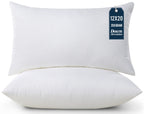 Utopia Bedding Throw Pillows Insert (Pack Of 2, White) - 12 X 20 Inches Bed And Couch Pillows - Indoor Decorative Pillows